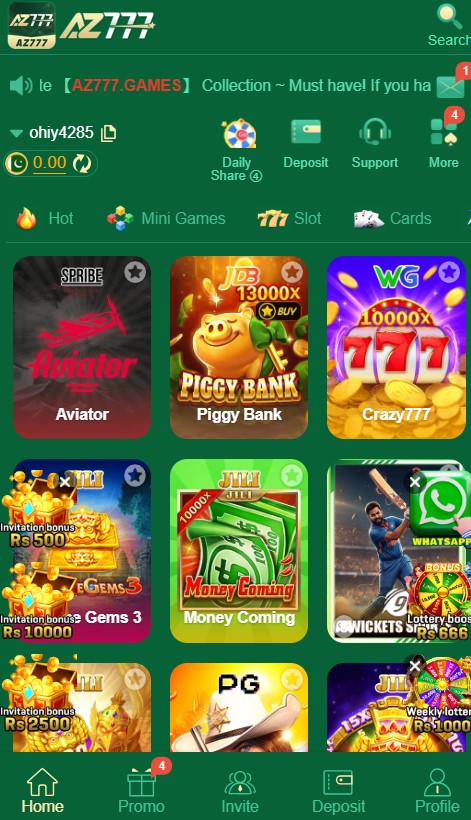 Az777 Game Earning App