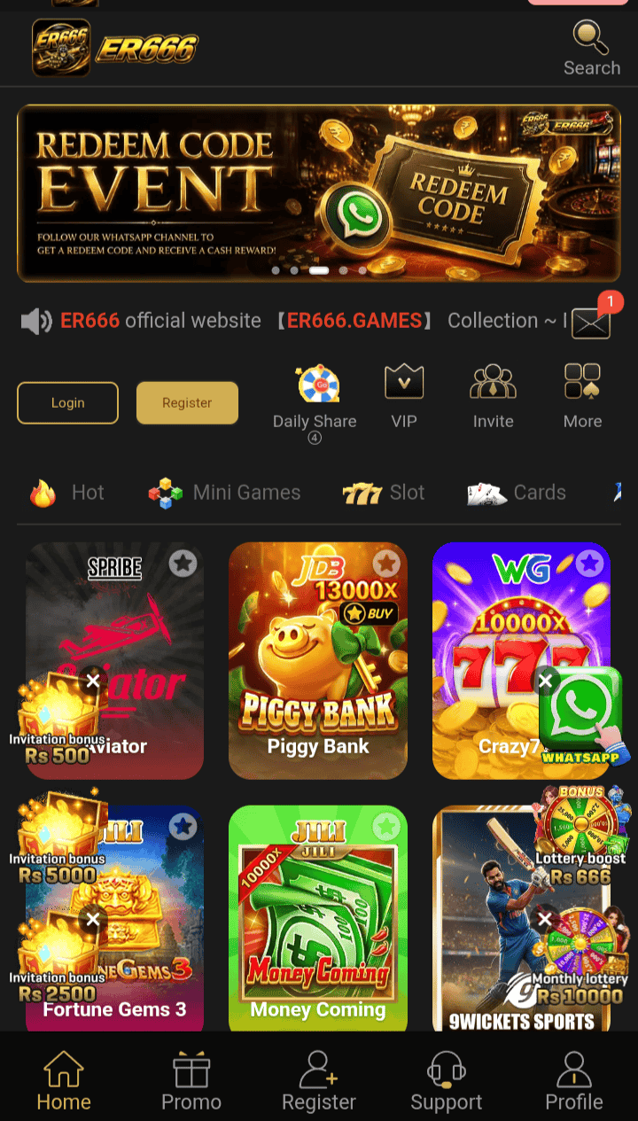 ER666 Game Latest Earning App In Pakistan